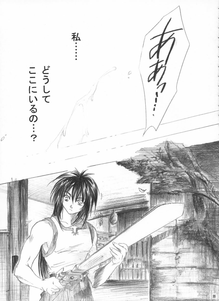 (C62) [Toko-ya (HEIZO, Kitoen)] Yasashii Uta (Breath of Fire II) page 34 full