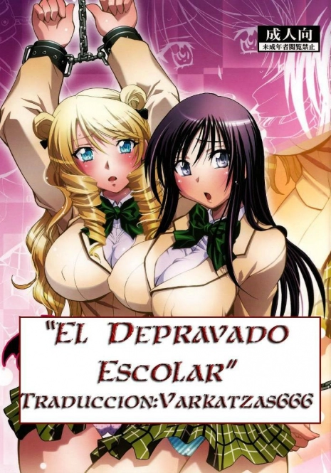 (COMIC1☆2) [Studio Wallaby (Nagisa Minami)] Troublekko ~Saki & Yui~ | El Depravado Escolar (To Love-Ru) [Spanish] [Varkatzas666]