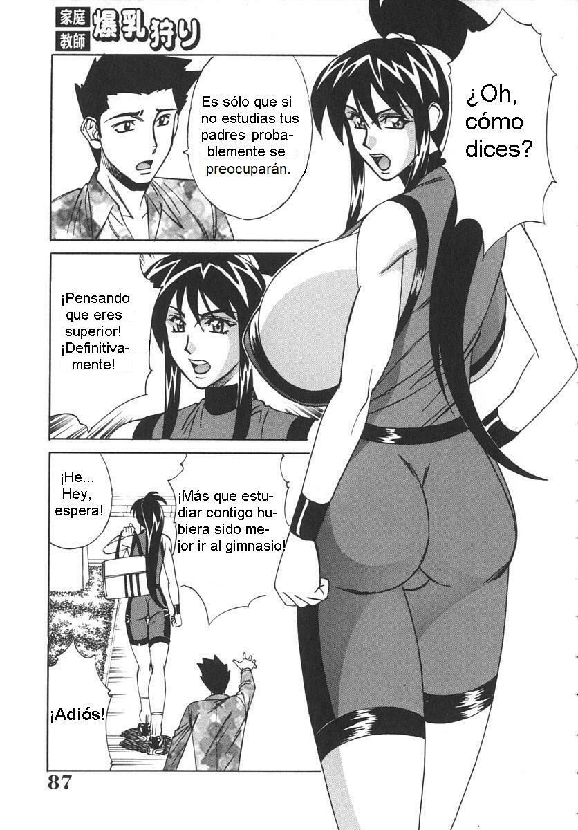 [Yamamoto Yoshifumi] Katei Kyoushi Bakunyuu Kari | Profesor Cazador de Enormes Tetas [Spanish] [Dilandau] page 90 full