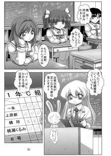 [Jin Kagoku (Nika Tani)] Momoiro Tengoku - Peach Paradise (Pani Poni Dash!) - page 34