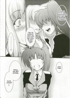 (C74) [PATRICIDE (John Sitch-Oh)] Anata ni Konya wa Wain o Furikake (Mahou Shoujo Lyrical Nanoha) [English] [Hentai-Translate] - page 27