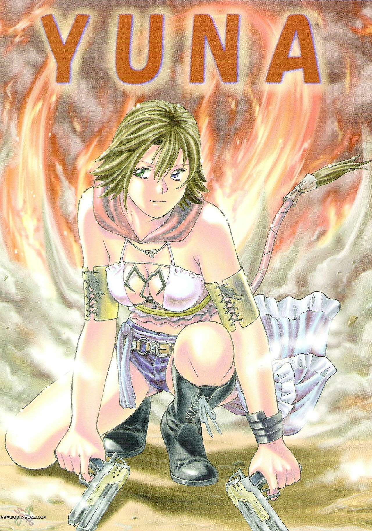 [Human High-Light Film (Jacky Knee de Ukashite Punch x2 Summer de GO!)] YUNA (Final Fantasy X-2) [English] page 1 full