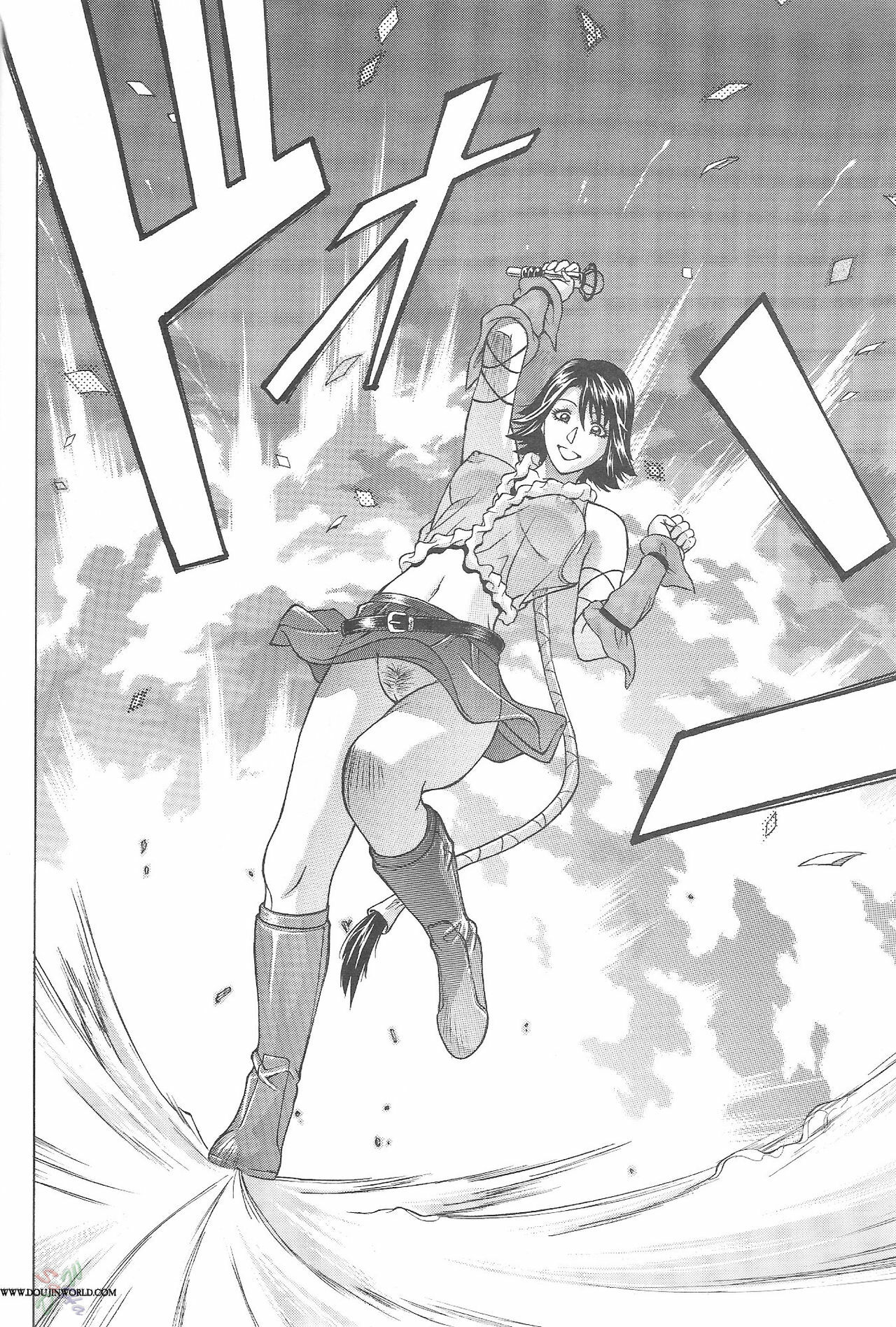 [Human High-Light Film (Jacky Knee de Ukashite Punch x2 Summer de GO!)] YUNA (Final Fantasy X-2) [English] page 9 full