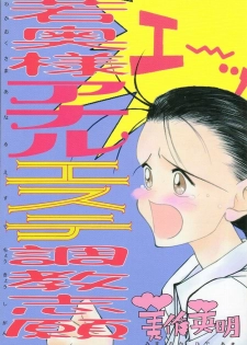 [Gyokusaidan (Mimasaka Hideaki)] Wakaokusama Anal Esthe Choukyou Shigan