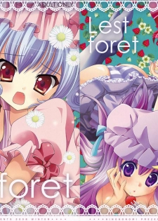 (C75) [Kinokonomi (kino, konomi)] Lest foret (Touhou Project)