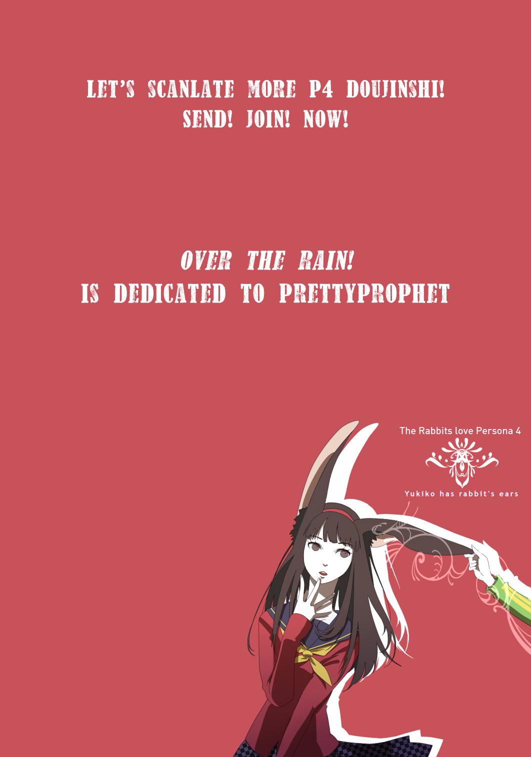 (C74) [Uguisuya (Uguisu Kagura)] over the rain!! (Persona 4) [English] [The Randy Rabbit] page 29 full