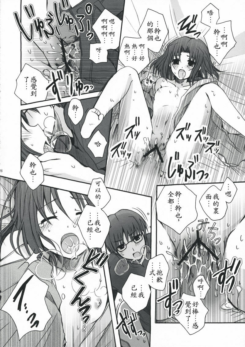 (C74) [Alkaloid (Izumiya Otoha)] Rengoku (Kara no Kyoukai) [Chinese] [枫色汉化组] page 25 full