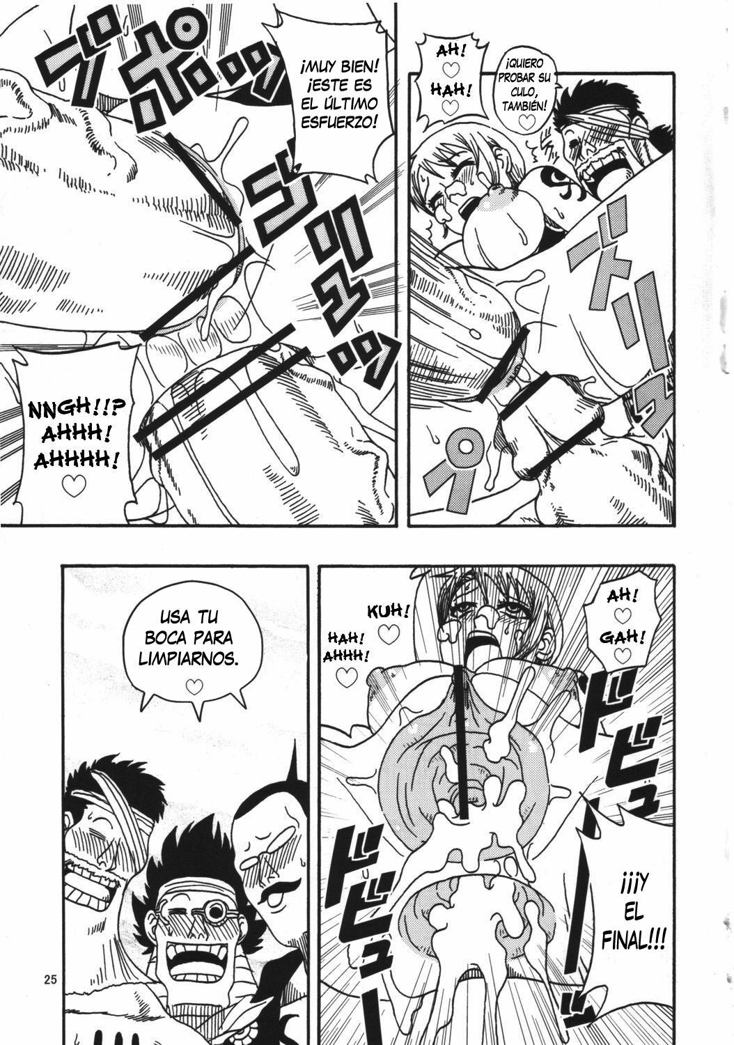 (C69) [ACID-HEAD (Murata.)] Nami no Koukai Nisshi Special 4 (One Piece) [Spanish] [Bloodhunter] page 26 full