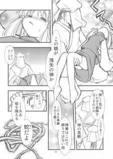 (C76) [Nihon Waru Waru Doumei (Arima Keitarou)] Suwa Ki Kami tan Ibun (Touhou Project) - page 15