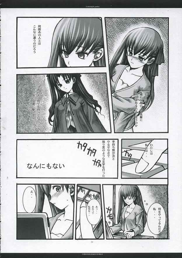 [CHRONOLOG, R-Works] A moonlit garden (Tsukihime,Fate/Stay Night) page 23 full
