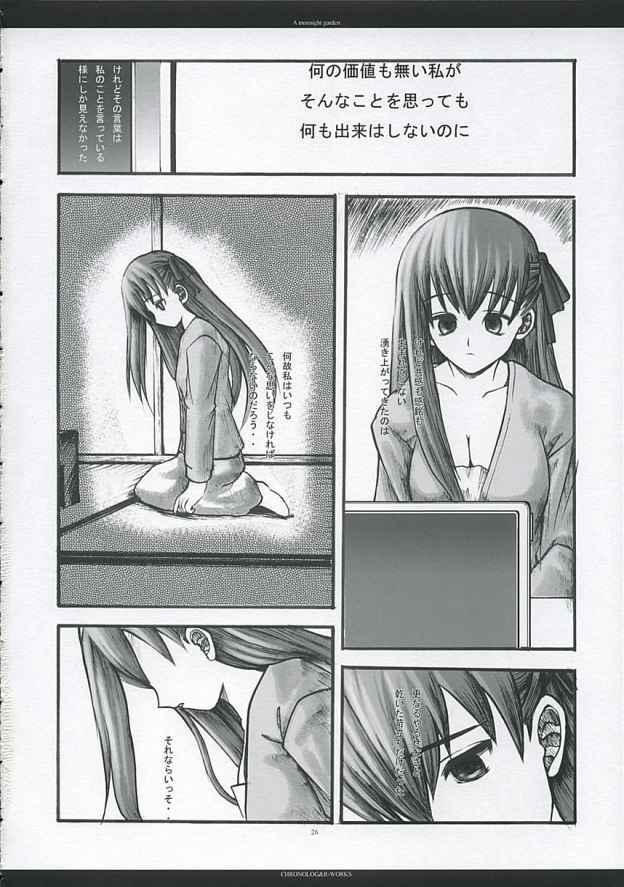 [CHRONOLOG, R-Works] A moonlit garden (Tsukihime,Fate/Stay Night) page 25 full