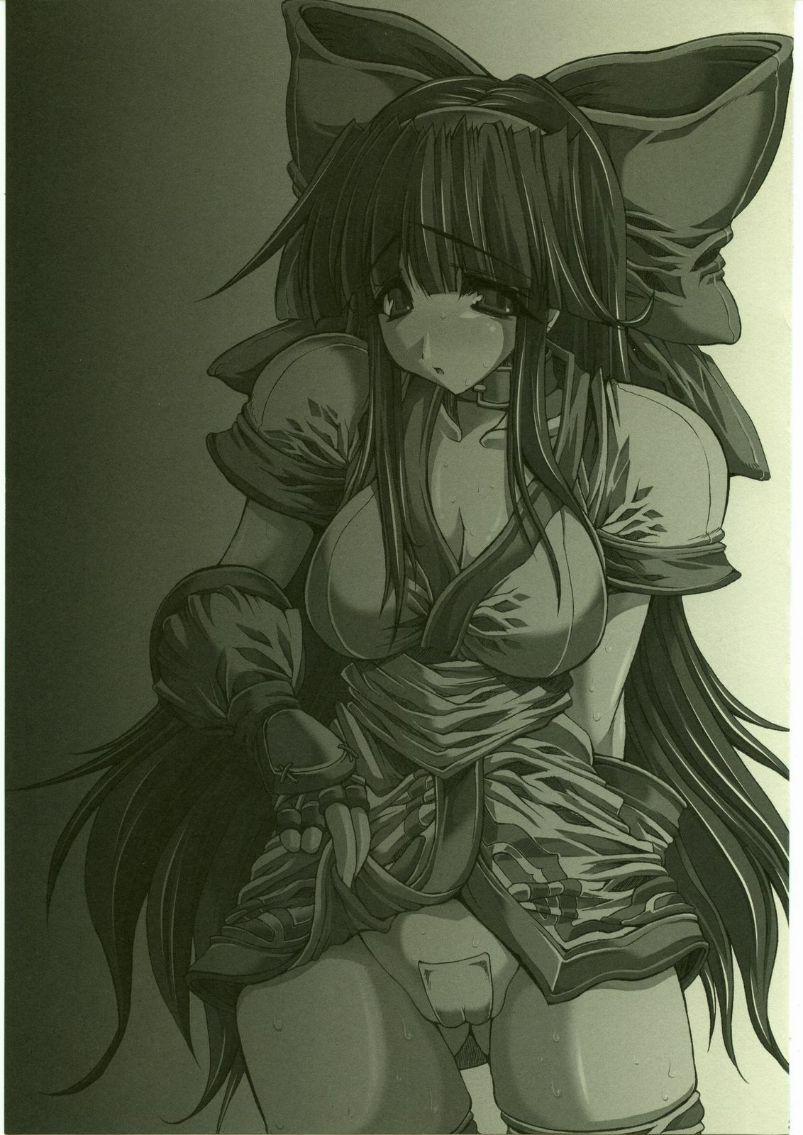 (C69) [ERECT TOUCH (Erect Sawaru)] SGG Vol. 2 Semen GangBang Girls ～ Kougyaku Miko ～ (Samurai Spirits) page 32 full