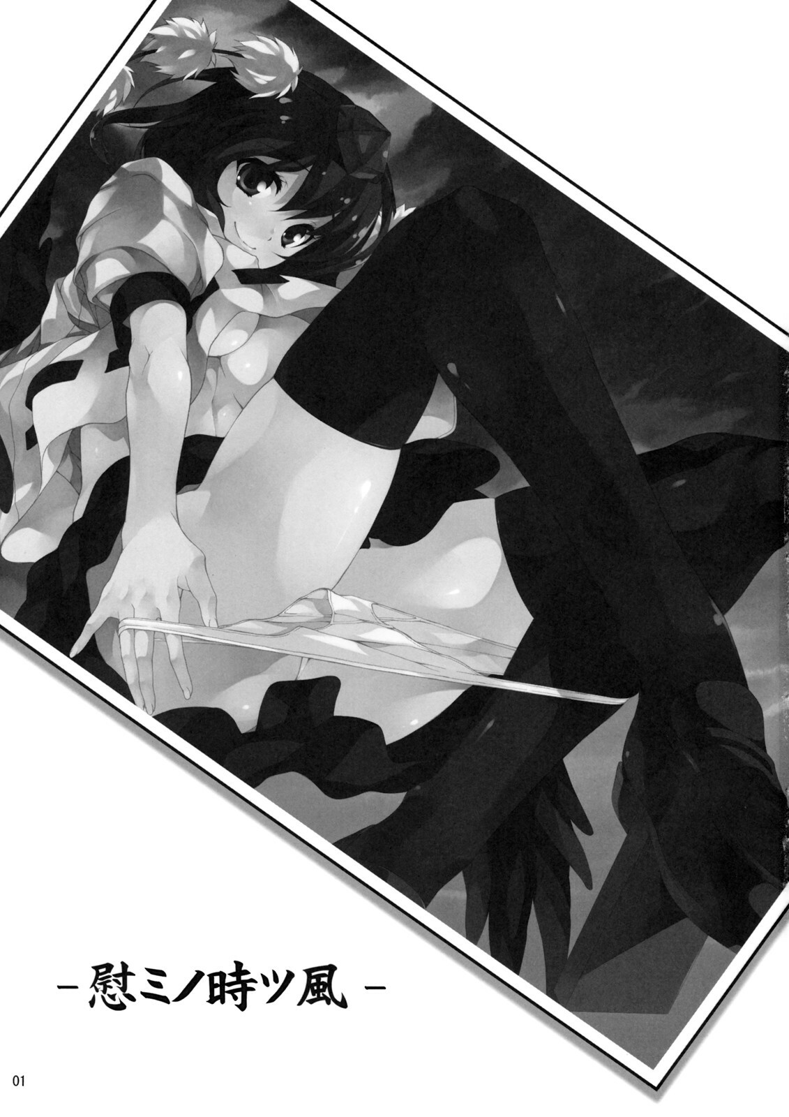 (C76) [waterwheel (Shirota Dai)] Nagusami no Tokitsukaze (Touhou Project) page 3 full