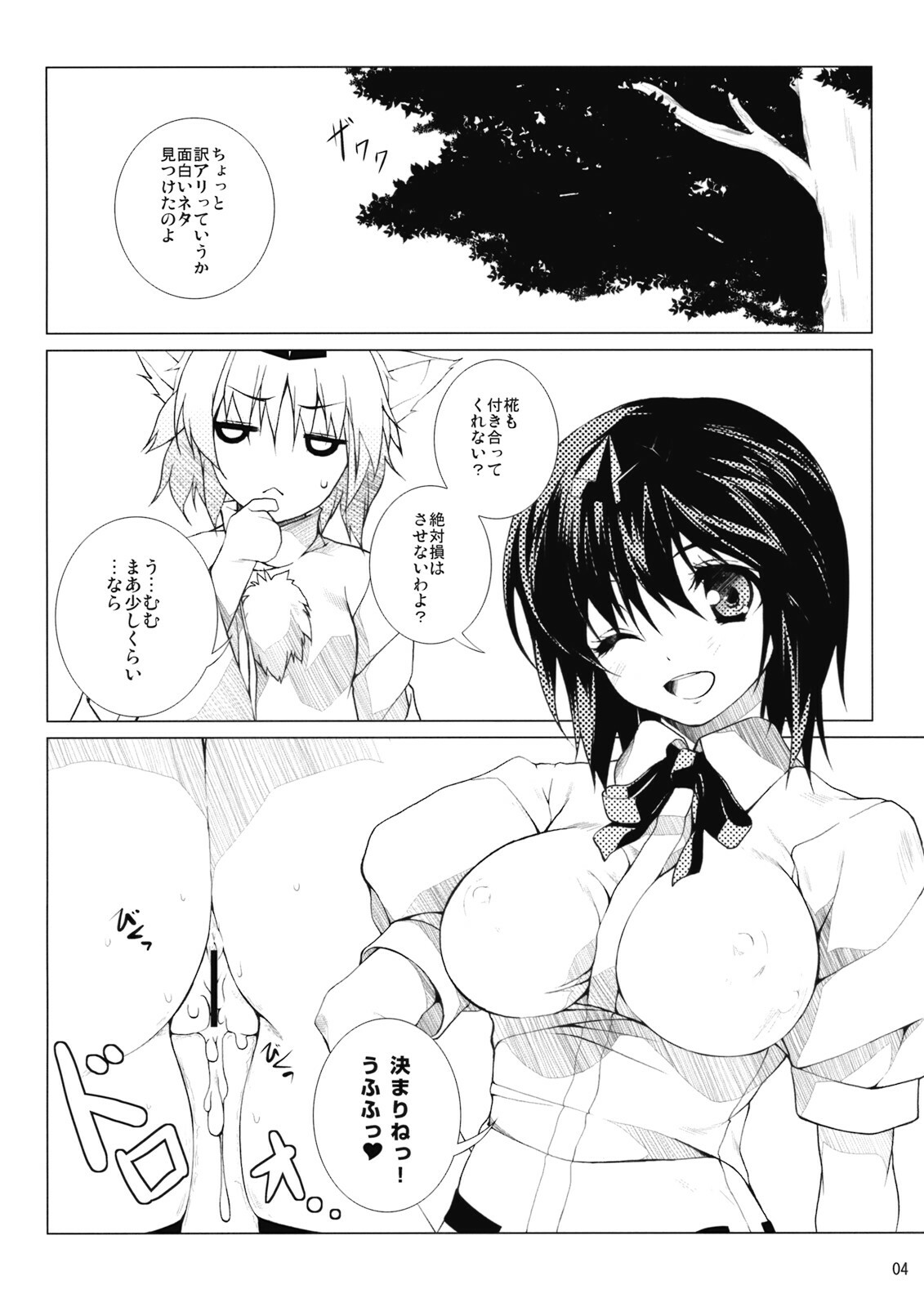 (C76) [waterwheel (Shirota Dai)] Nagusami no Tokitsukaze (Touhou Project) page 6 full