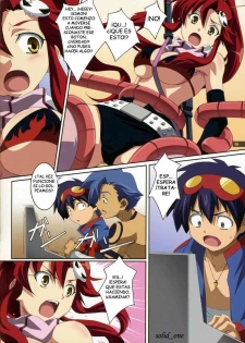 (C72) [Mahirutei (Izumi Mahiru)] Kibun wa YOKOso (Tengen Toppa Gurren Lagann) [Spanish] - page 8