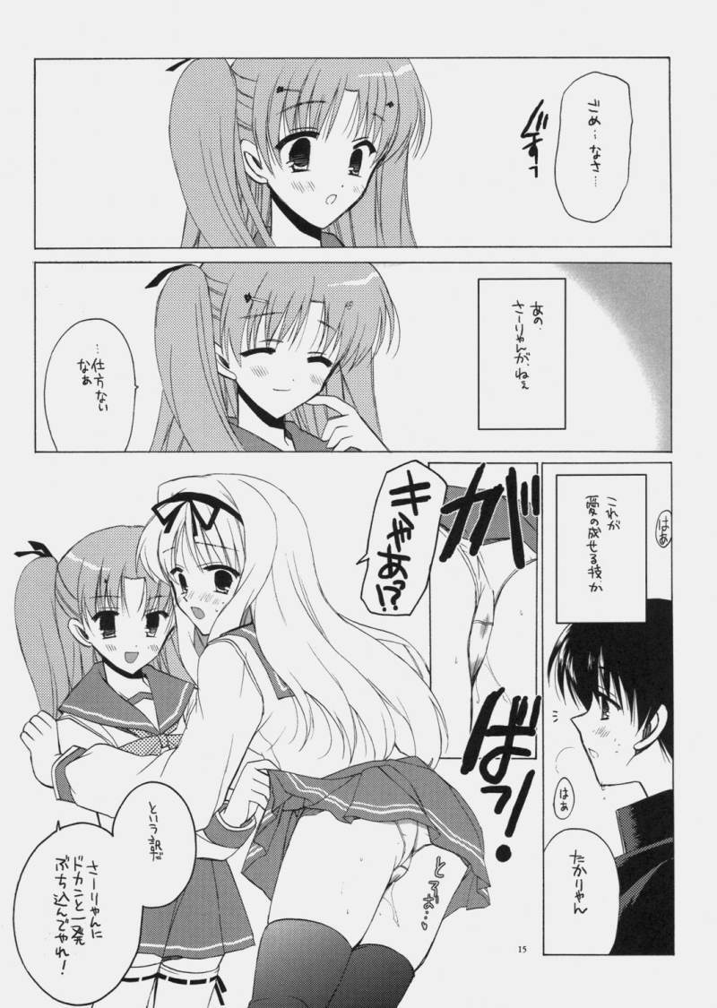(SC30) [VISTA (Odawara Hakone)] Sasara to Maryan no Are (ToHeart2) page 14 full