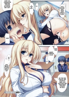 [Tomose Shunsaku] Miwaku no Teacher | Minha Professora (COMIC Megastore H 2008-06/07) [Portuguese-BR] [Mkof] - page 9