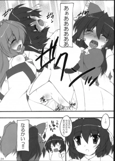 (C76) [Yuugen Jikkou (Gonzaburo-)] YabuHebi!? (Touhou Project) - page 23