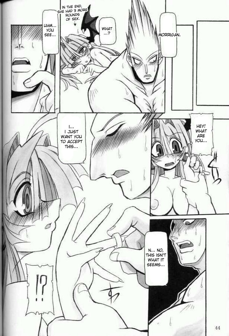 (C61) [NNZ DAN (Great Magami)] Moeyo!! Morrigan (Darkstalkers) [English] page 43 full