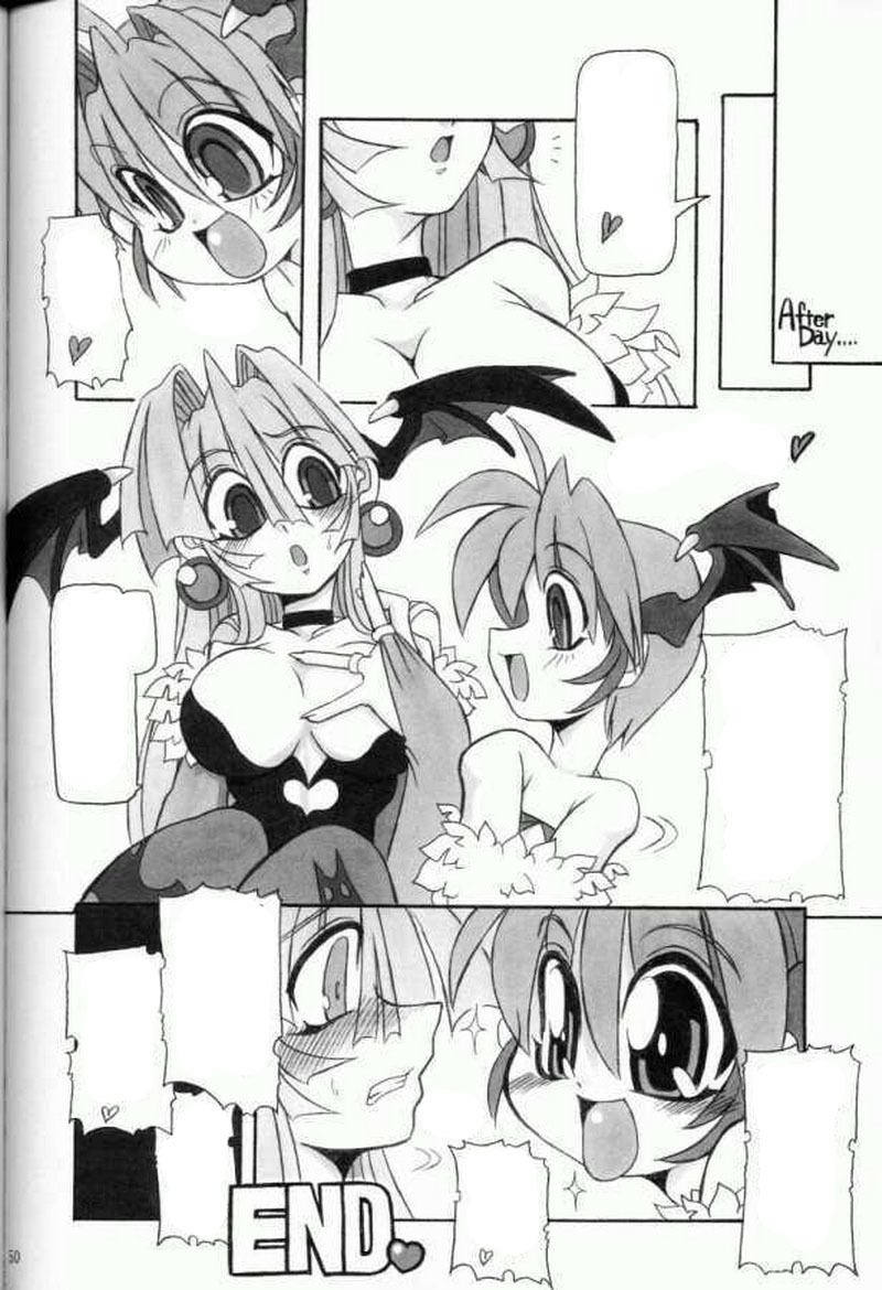 (C61) [NNZ DAN (Great Magami)] Moeyo!! Morrigan (Darkstalkers) [English] page 49 full