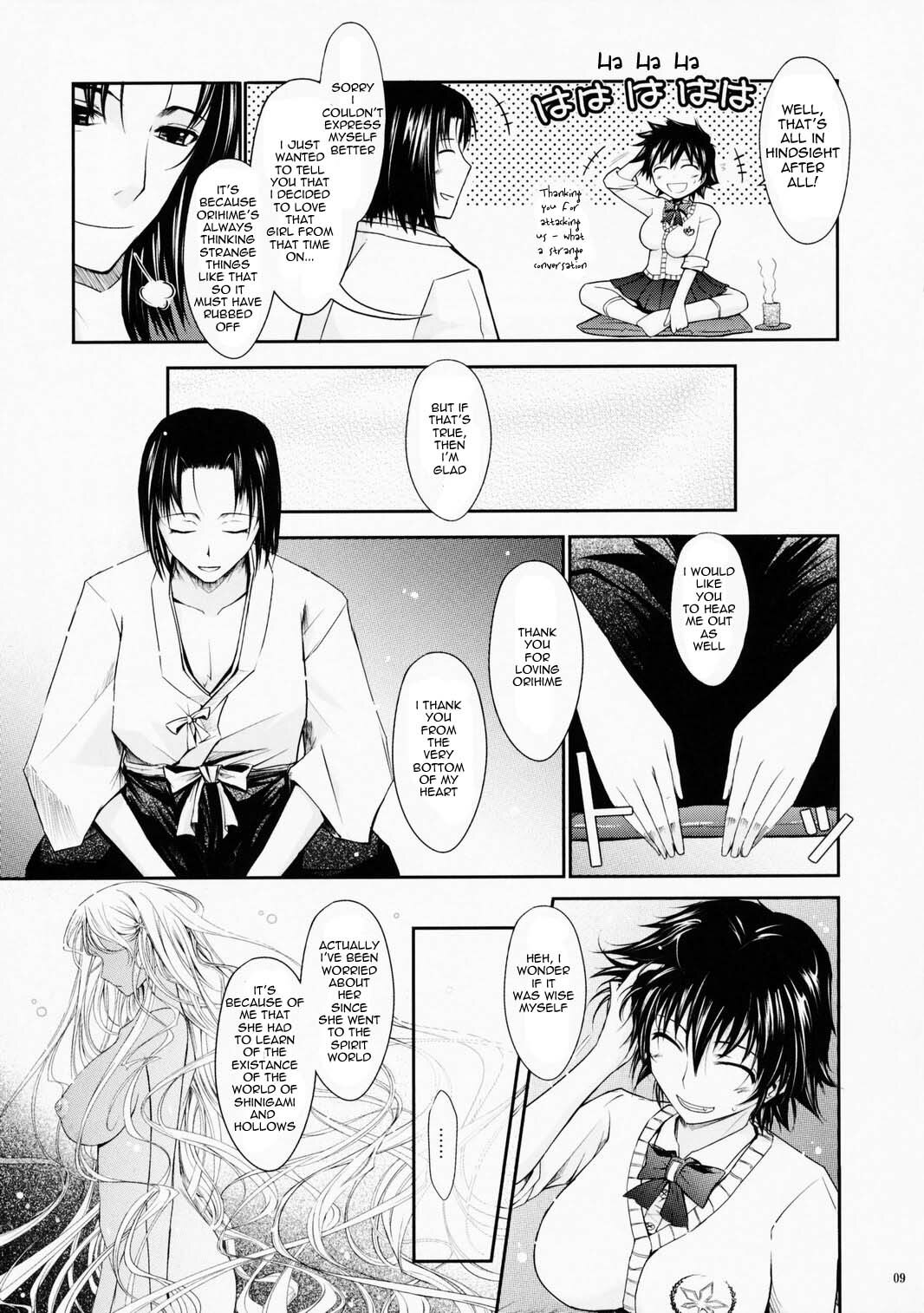 (C75) [Garyuh-Chitai (TANA)] Aki-Akane -Kouhen I- | Aki-Akane -Sequel 1- (Bleach) [English] {doujin-moe.us} page 8 full