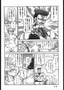 (C65) [Sunset Dreamer (Chachaki Noriyuki)] Nousatsu Sentai Blonde Antennas 2 - YELLOW ALERT (Street Fighter, Yuusha Ou GaoGaiGar, Shijou Saikyou no Deshi Kenichi) - page 13