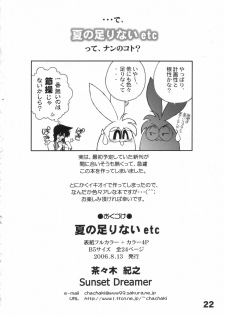 (C70) [Sunset Dreamer (Chachaki Noriyuki)] Natsu no Tarinai etc (Detective Conan) - page 21