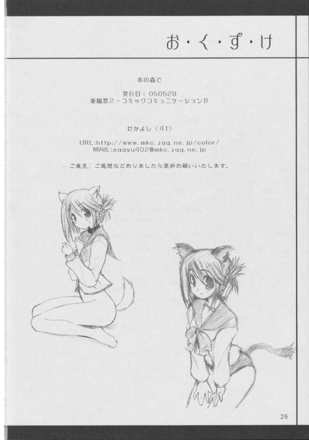 [4T] Hon no mori de (ToHeart 2) page 25 full