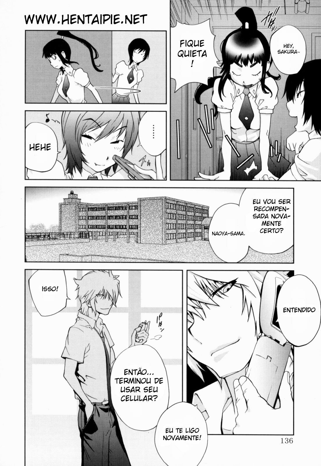[Kotoyoshi Yumisuke] Kumikyoku Mitsunyuu - Mammosus Vacca Narratio [Portuguese-BR] [Hentaipie.net] page 137 full