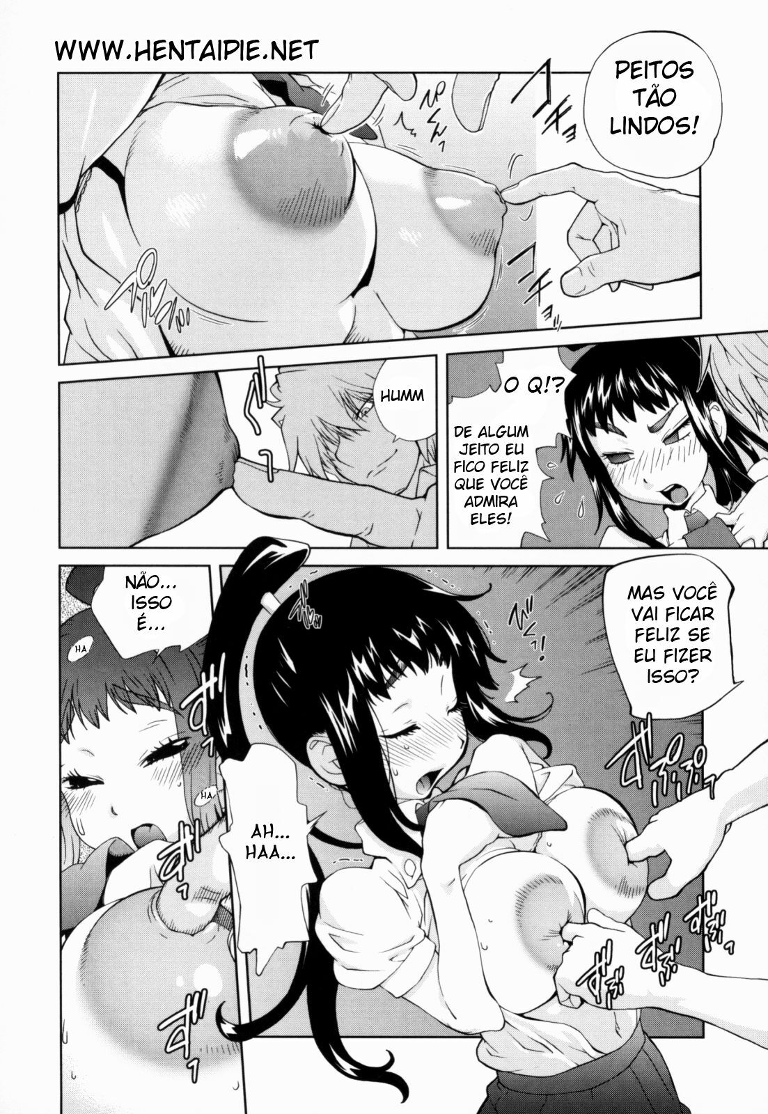 [Kotoyoshi Yumisuke] Kumikyoku Mitsunyuu - Mammosus Vacca Narratio [Portuguese-BR] [Hentaipie.net] page 155 full