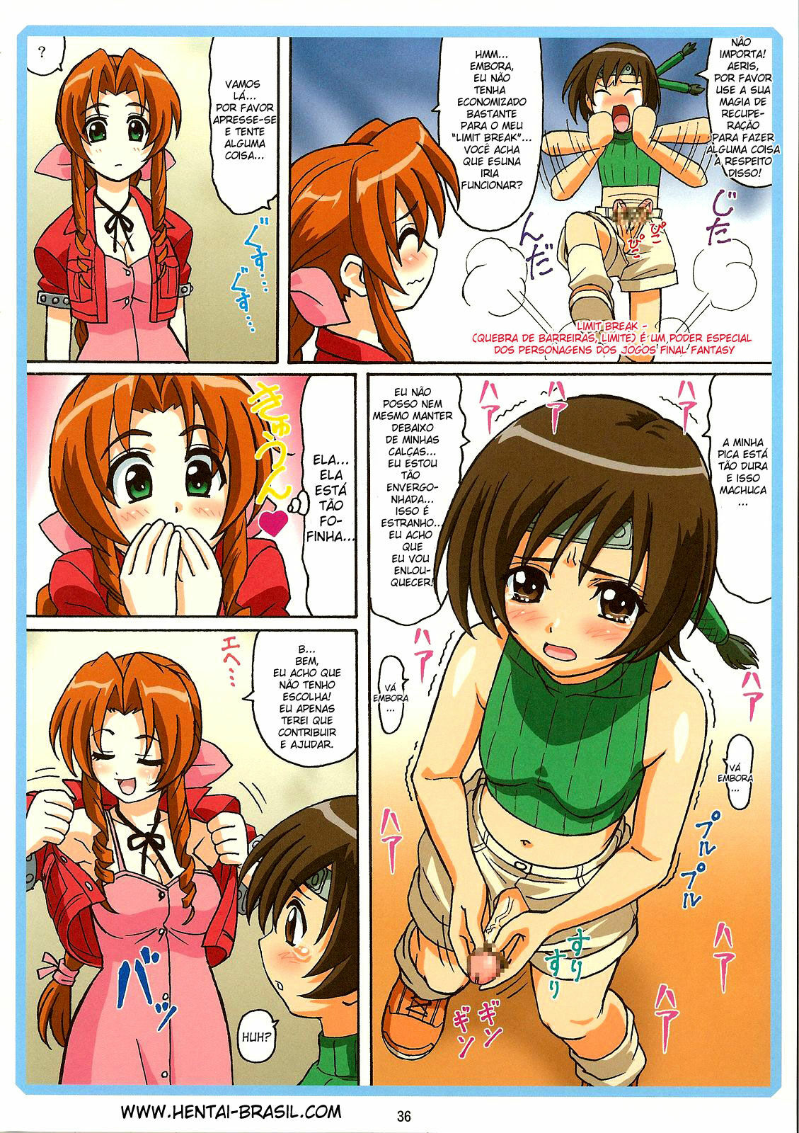 (C70) [Ohkura Bekkan (Ohkura Kazuya)] Tifa W cup (Final Fantasy VII) [Portuguese-BR] page 35 full