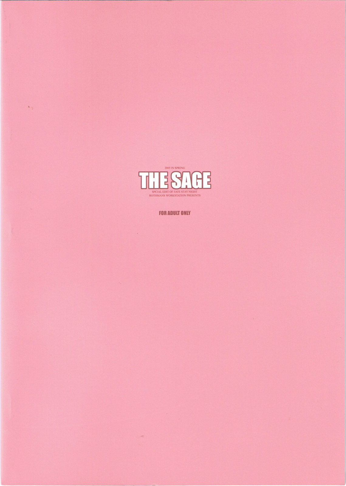 (CR37) [R-WORKS (ROS)] THE SAGE (Fate/stay night) page 31 full