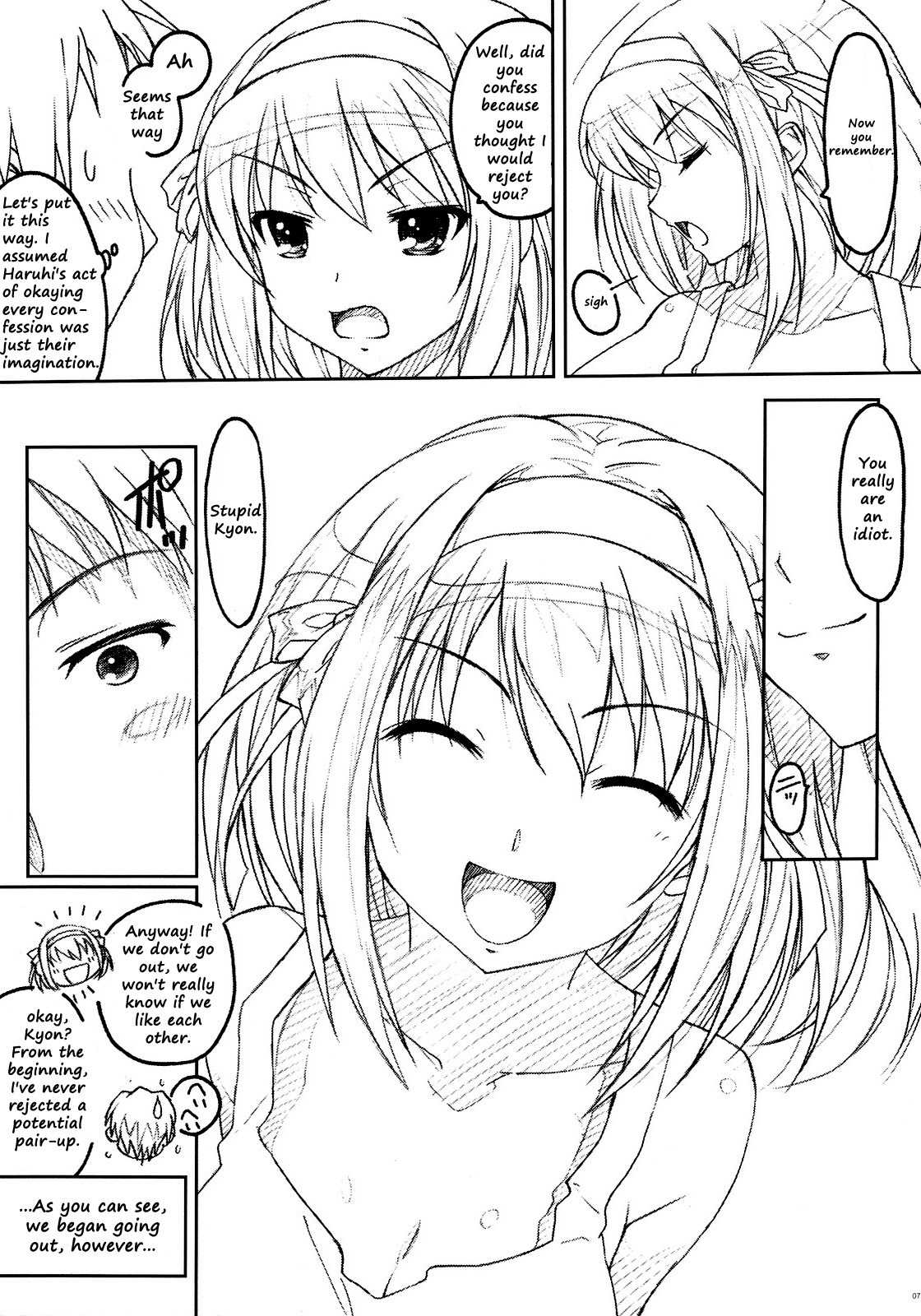 (C76) [TIMTIM Machine (Kazuma G-VERSION)] TIMTIM Machine 20-gou (Suzumiya Haruhi no Yuuutsu) [English] [RyuuNoTamashii] page 5 full