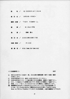 (C64) [Studio Wallaby (Kika = Zaru)] G-SEED Princes (Kidou Senshi Gundam SEED) - page 41