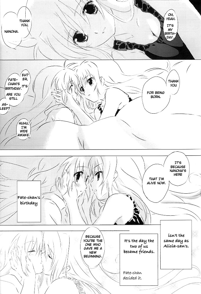 (Lyrical Magical 6) [Kurikoro. (Tokoharu)] Sweetest Love (Mahou Shoujo Lyrical Nanoha) [English] [NanoFate] page 7 full