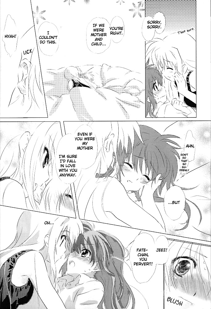 (Lyrical Magical 6) [Kurikoro. (Tokoharu)] Sweetest Love (Mahou Shoujo Lyrical Nanoha) [English] [NanoFate] page 9 full