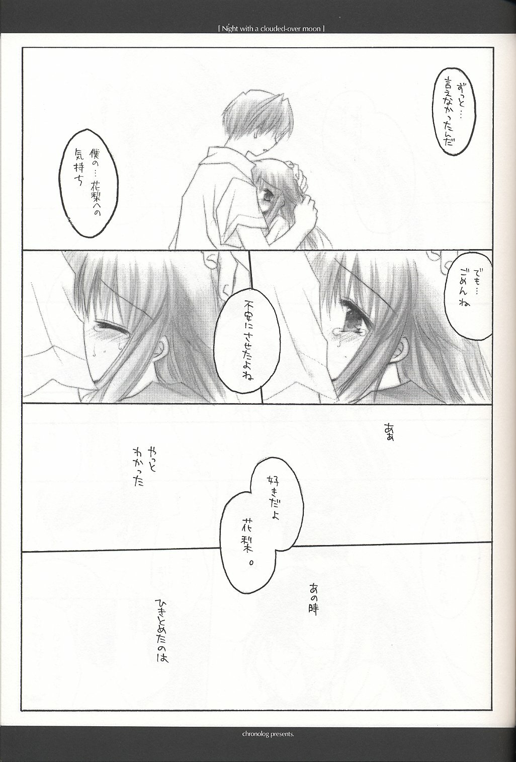 (C62) [Chronolog (Sakurazawa Izumi)] Night with a clouded-over moon (Suigetsu) page 20 full