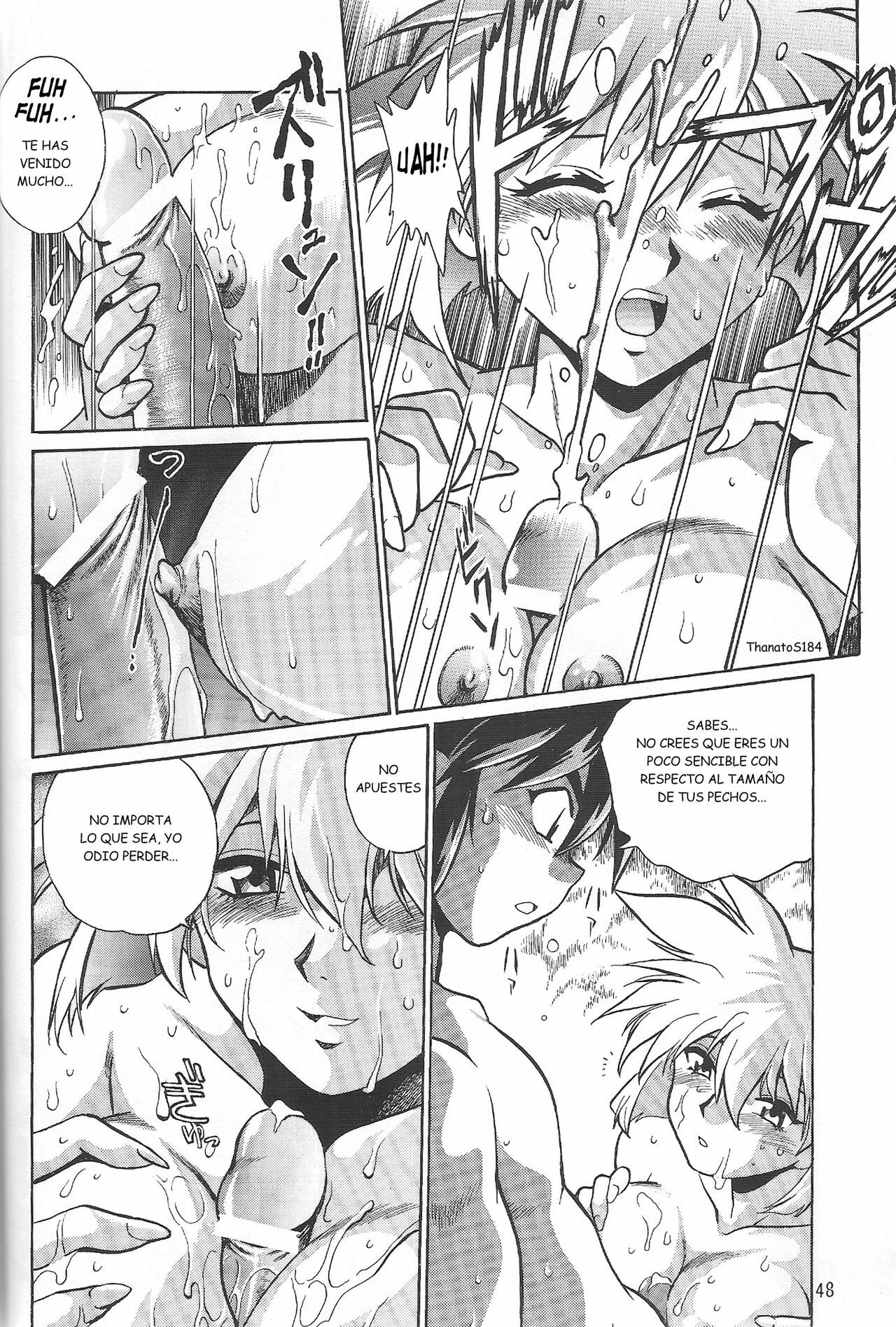 (C66) [Studio Katsudon (Manabe Jouji)] VANDREAD ALL CHARACTERS BOOK (Vandread) [Spanish] [Infernal Kaiser no Fansub] page 47 full