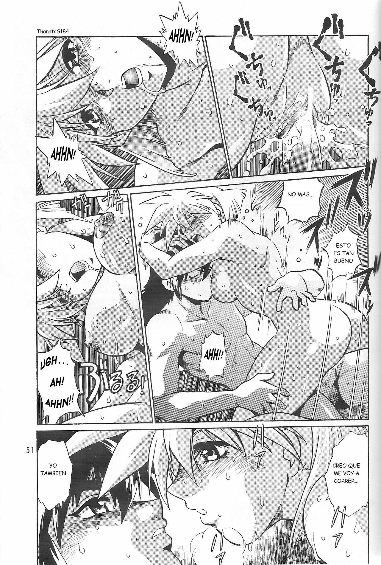 (C66) [Studio Katsudon (Manabe Jouji)] VANDREAD ALL CHARACTERS BOOK (Vandread) [Spanish] [Infernal Kaiser no Fansub] page 50 full
