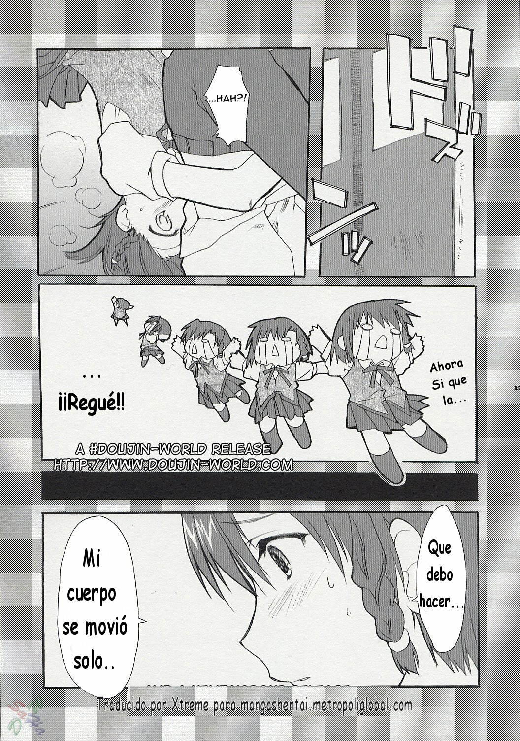 (C67) [Alpha to Yukaina Nakamatachi (ALPHa)] Hatenkou Shoujo Dojibiron PINK (School Rumble) [Spanish] page 10 full