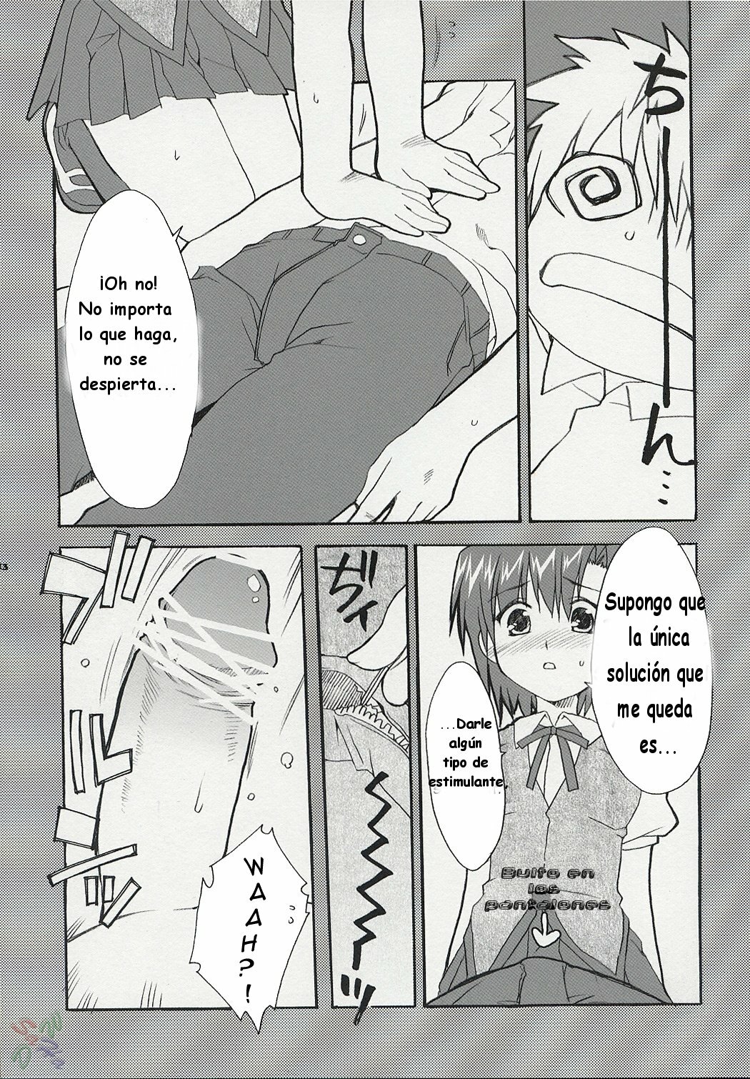 (C67) [Alpha to Yukaina Nakamatachi (ALPHa)] Hatenkou Shoujo Dojibiron PINK (School Rumble) [Spanish] page 11 full