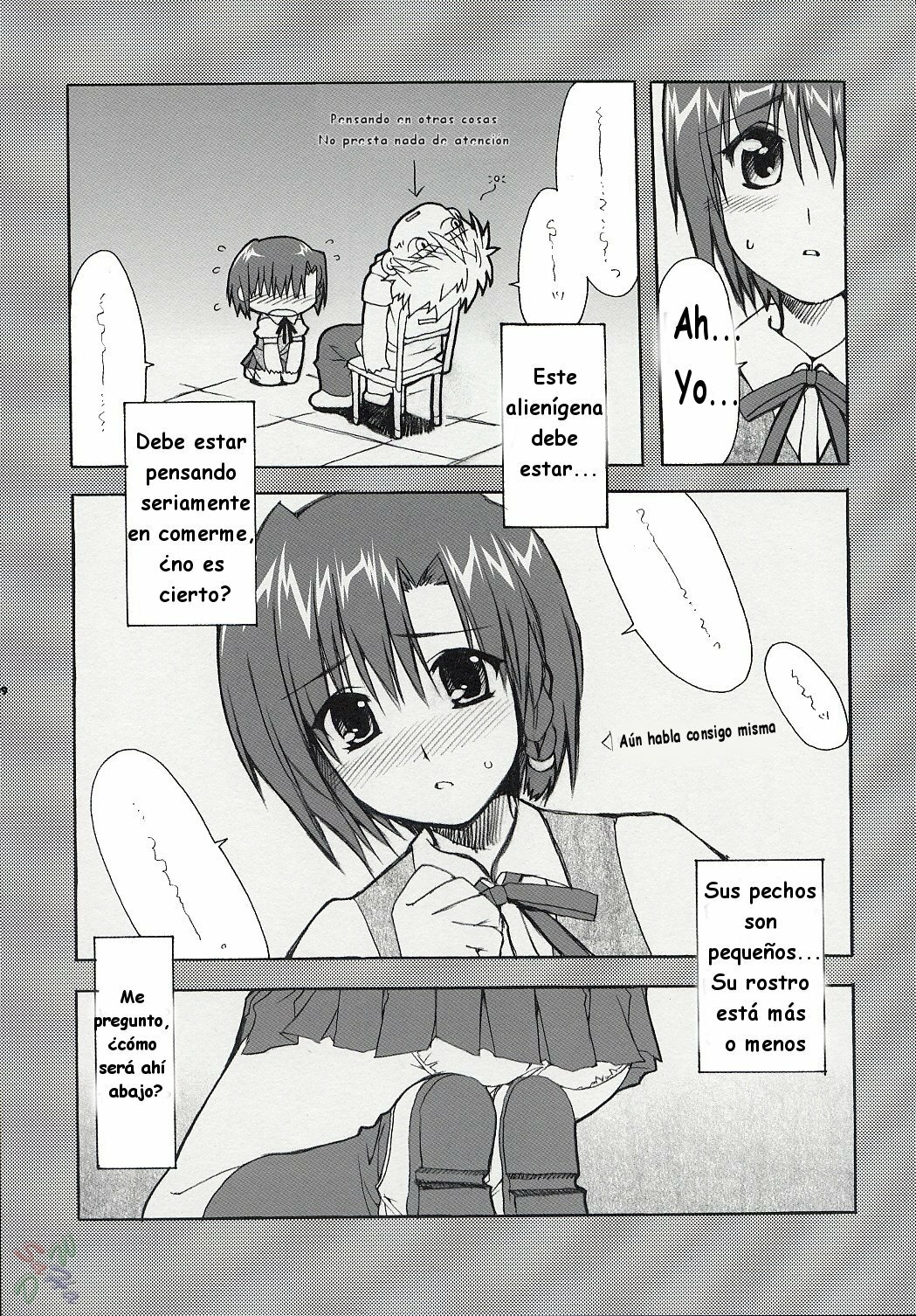 (C67) [Alpha to Yukaina Nakamatachi (ALPHa)] Hatenkou Shoujo Dojibiron PINK (School Rumble) [Spanish] page 7 full