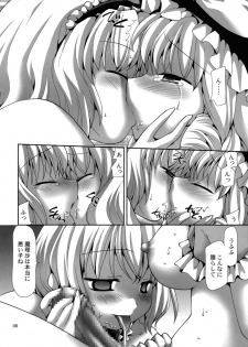 (C76) [Nagasaki-inter (Sou Akiko)] Touhou-kyou Renaibaku - Crazy Love (Touhou Project) - page 6