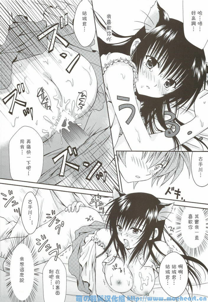 (C76) [USAUSA (Akira)] Cream Yui Nyan! (To LOVE-Ru) [Chinese] [萌の羽翼汉化组] page 20 full
