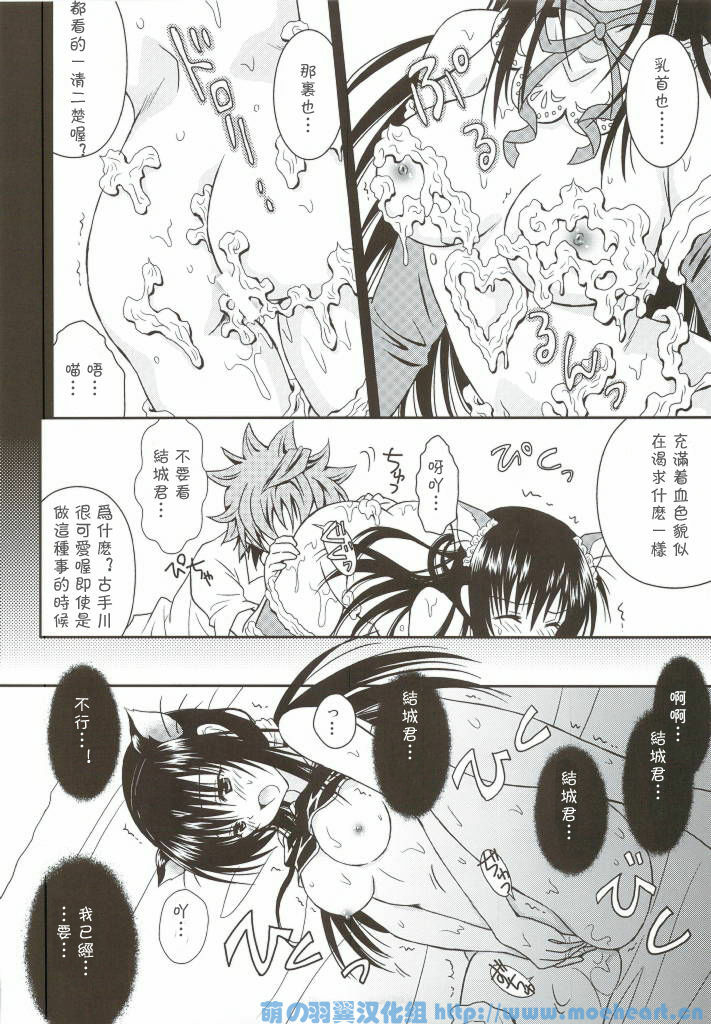 (C76) [USAUSA (Akira)] Cream Yui Nyan! (To LOVE-Ru) [Chinese] [萌の羽翼汉化组] page 8 full