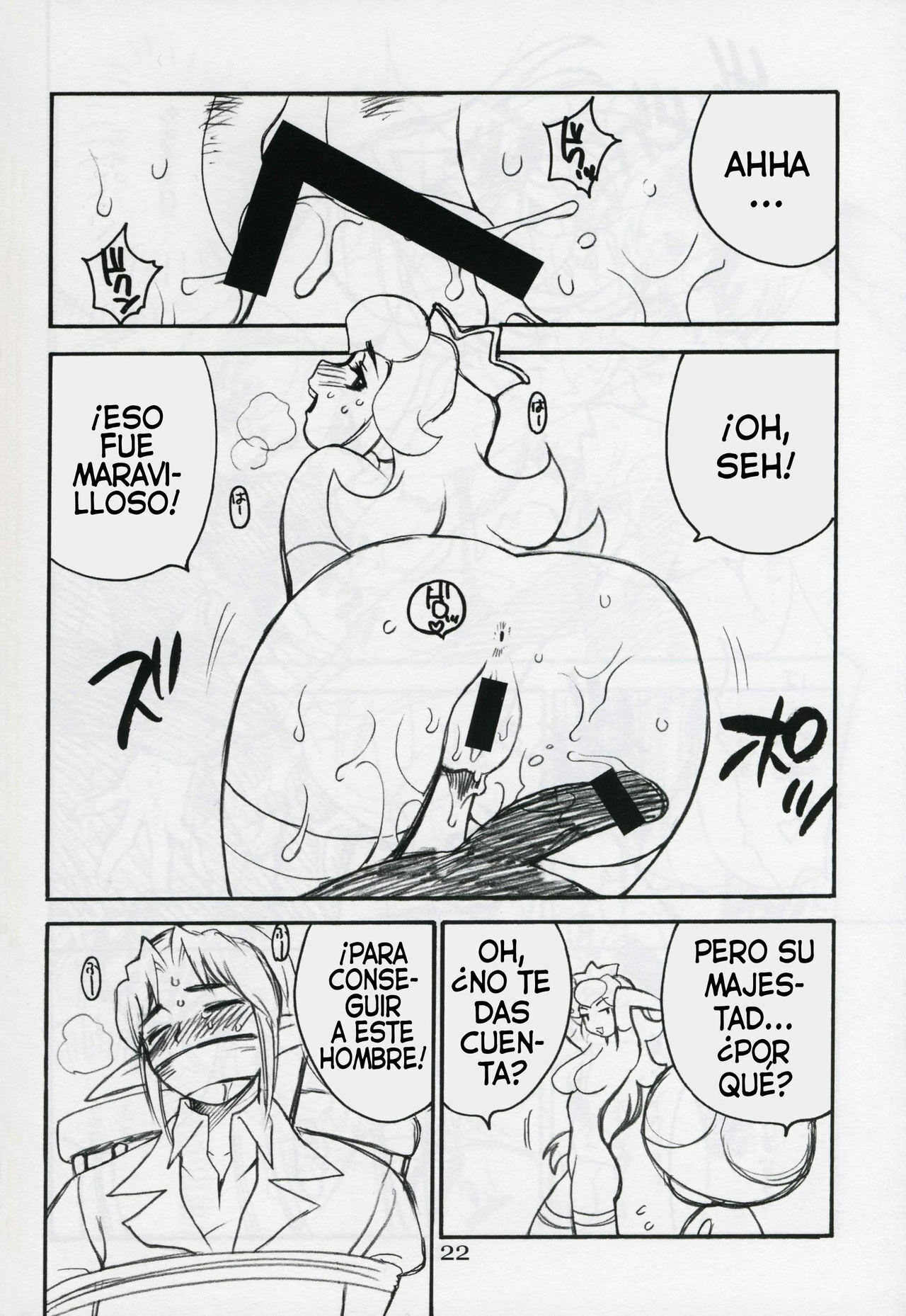 (C62) [SHALLOT COCO (Yukiyanagi)] Yukiyanagi no Hon Vol. 4 Double Princesses (Super Mario Brothers, The Legend Of Zelda) [Spanish] [Exiles Kingdom] [Incomplete] page 22 full
