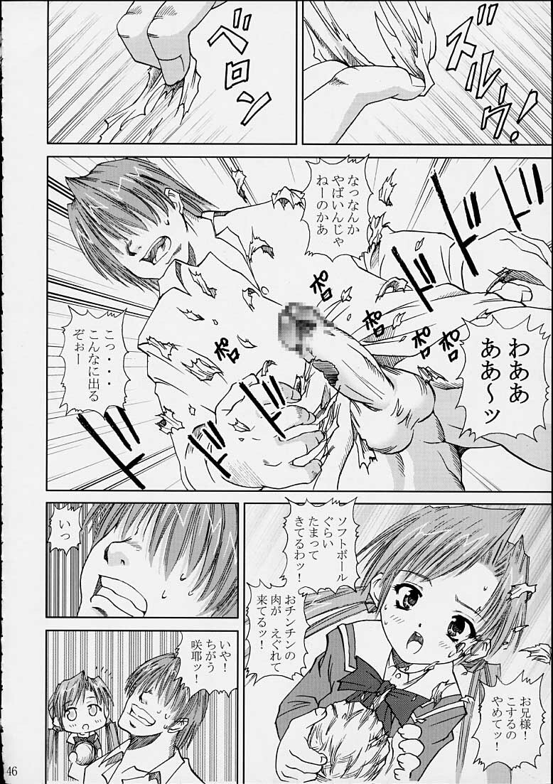 [Abura Katabura (Papipurin)] Sakuya no Kimyou na Bouken (Sister Princess) page 45 full