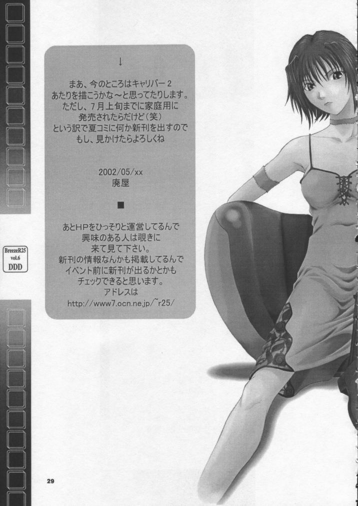 (CR31) [BREEZE (Haioku)] R25 Vol.6 D^3 (Dead or Alive) page 28 full