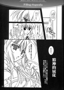 (C61) [Aruku Denpatou no Kai (Atono Matsuri, Kimura Shuuichi)] Filling Rhapsodia (Suika) - page 18