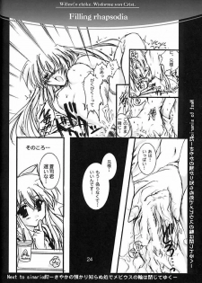 (C61) [Aruku Denpatou no Kai (Atono Matsuri, Kimura Shuuichi)] Filling Rhapsodia (Suika) - page 23